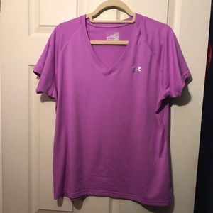 Women’s Lilac under armour t shirt